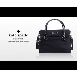 Kate Spade Black Nylon Satchel